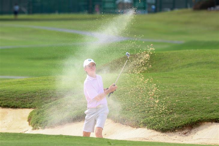 Stuart W. Cramer High School sophomore Rich Wills earned the Mike Taylor Low Junior Award at the Gaston County amateur golf tournament. 